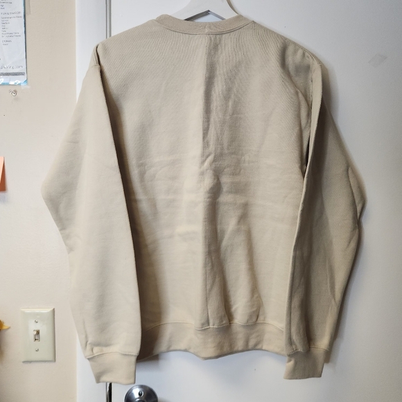 Spain Adult Unisex Crewneck Sweatshirt In Sand Size S. - Picture 3 of 12